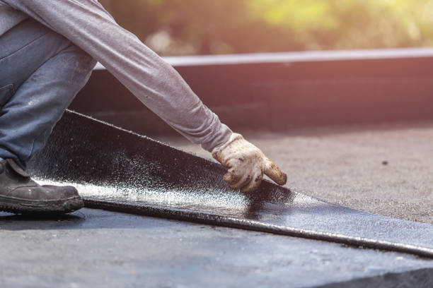 Professional Exterior Waterproofing technician working in Roseville, MI
